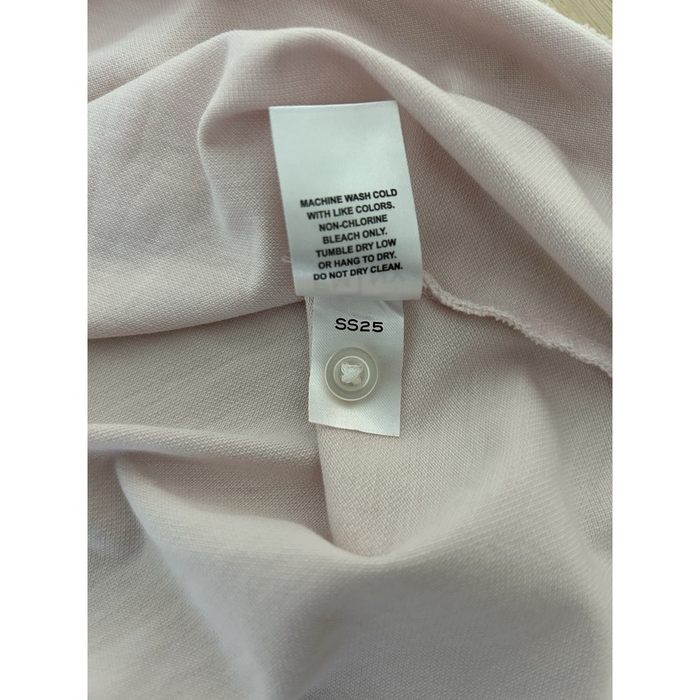 PETER MANNING Pima Cotton Stretch Blend Pink Polo Shirt Size 4x L-XL - Picture 5 of 6